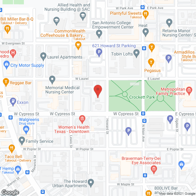 Aurora Apartments in google map
