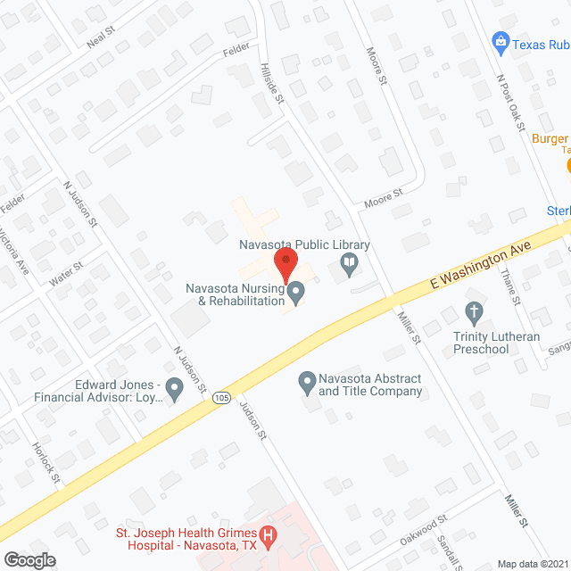 Navasota Nursing and Rehabilitation in google map