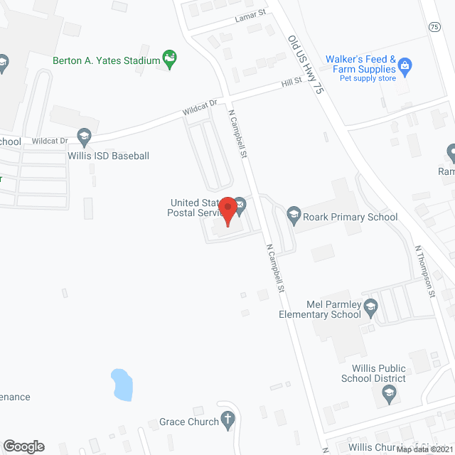 Willis Convalescent Ctr in google map