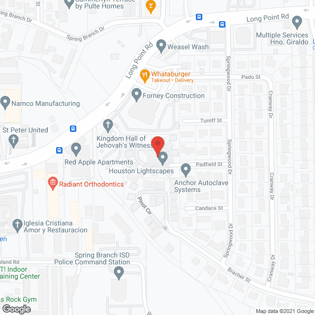 Spring Branch Healthcare Ctr in google map