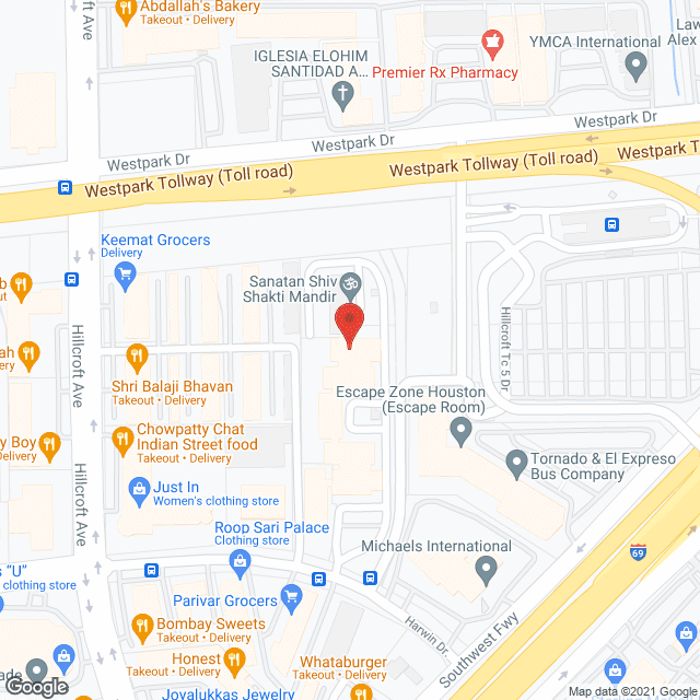 Positive Adult Living in google map
