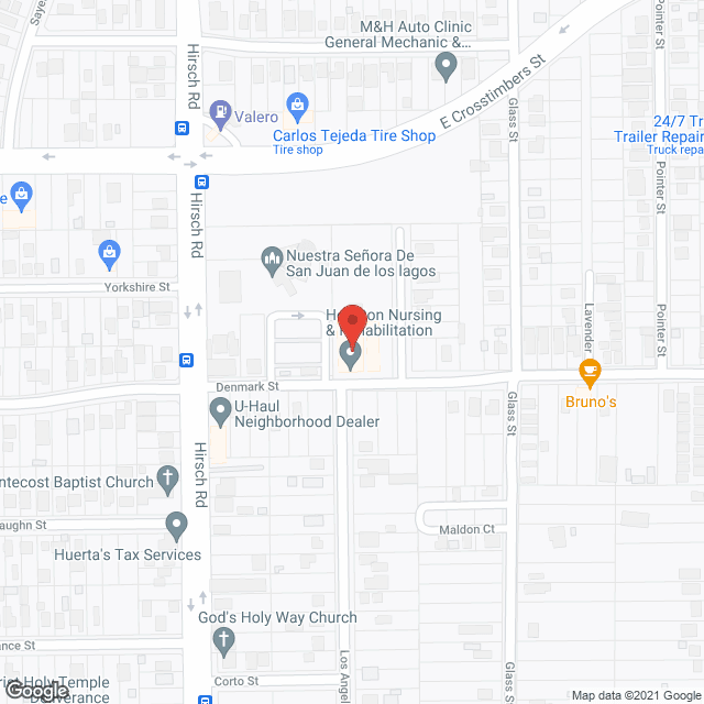 Canterbury Villa of Houston in google map