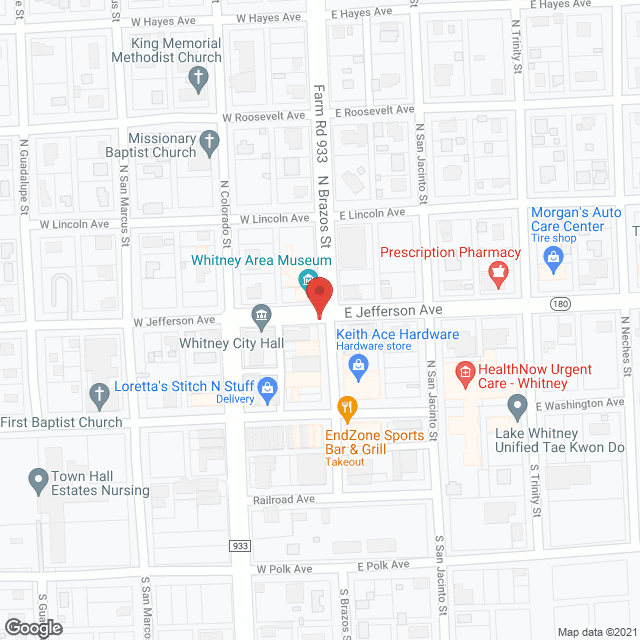 Town Hall Estates in google map