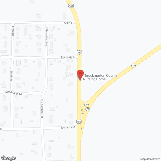 Throckmorton Nursing Ctr in google map