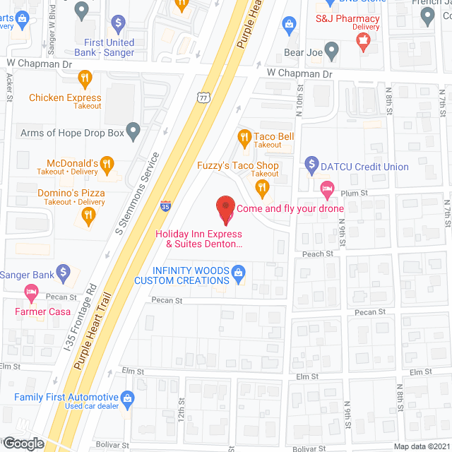 Care Inn of Sanger in google map