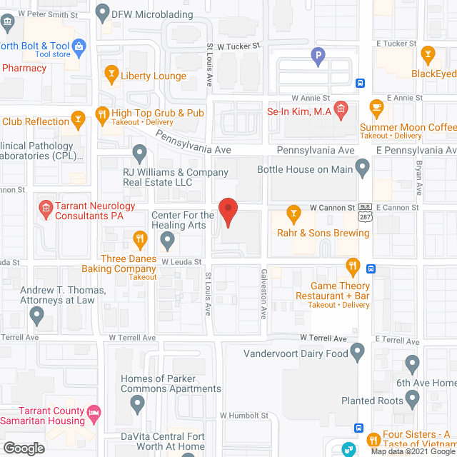 Wellington Oaks in google map
