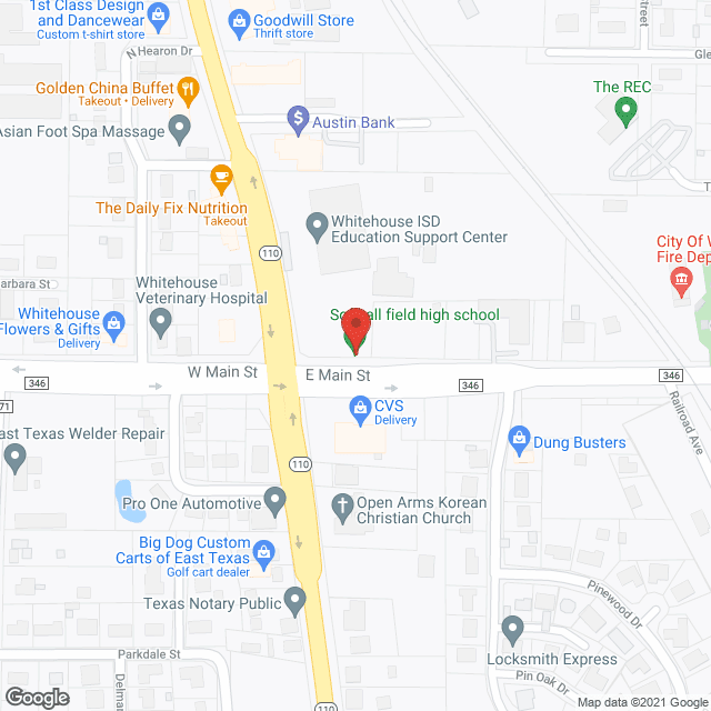 Oak Brook Health Care Ctr in google map