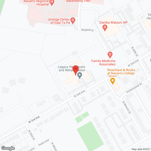 Rembrant Center of Corsicana in google map