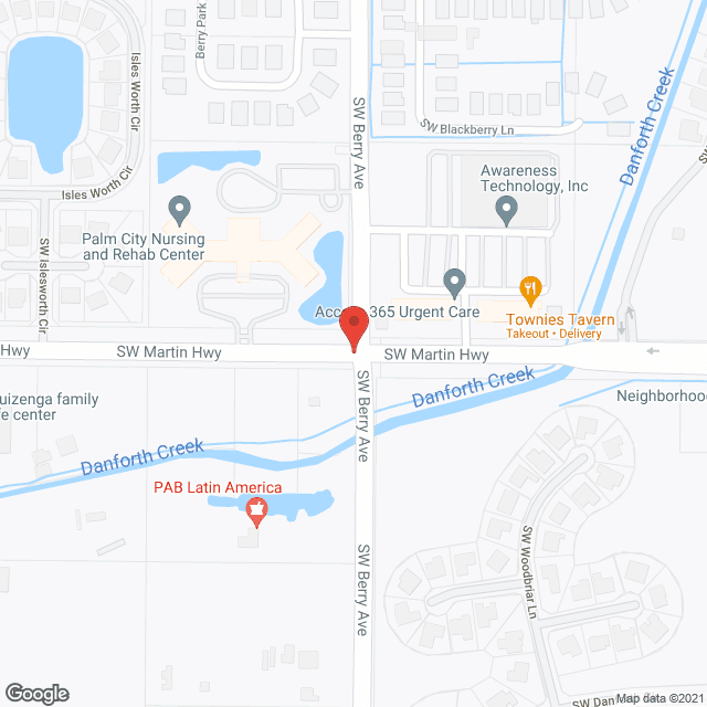 Palm City Nursing and Rehab Center in google map