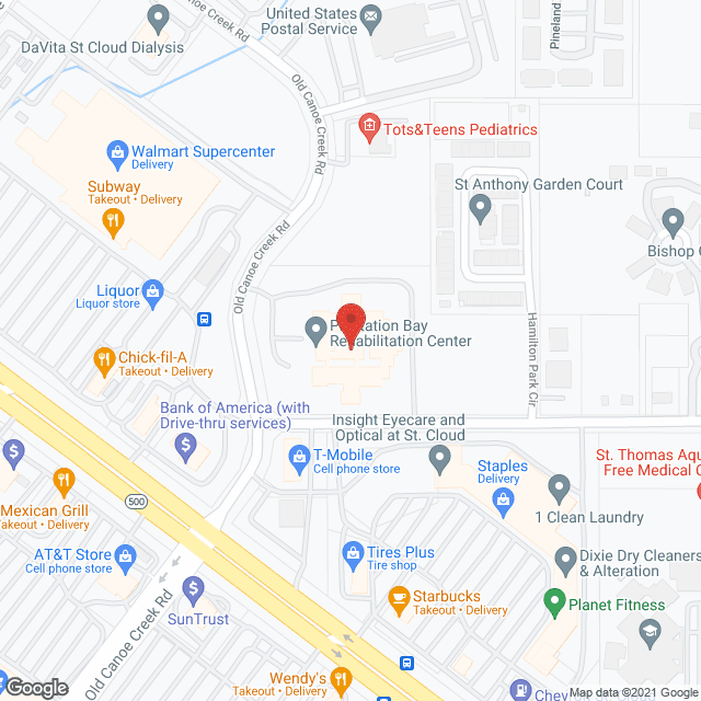 Plantation Nursing and Rehabilitation Center in google map