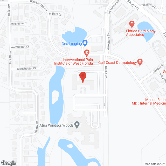 Windsor Woods Convalescent Ctr in google map
