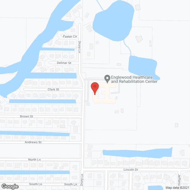 Englewood Health and Rehabilitation Center in google map