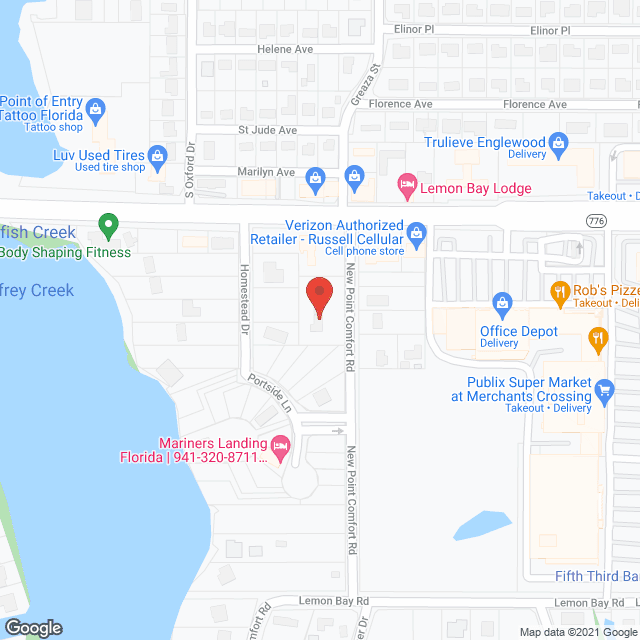 New Point Comfort Home in google map