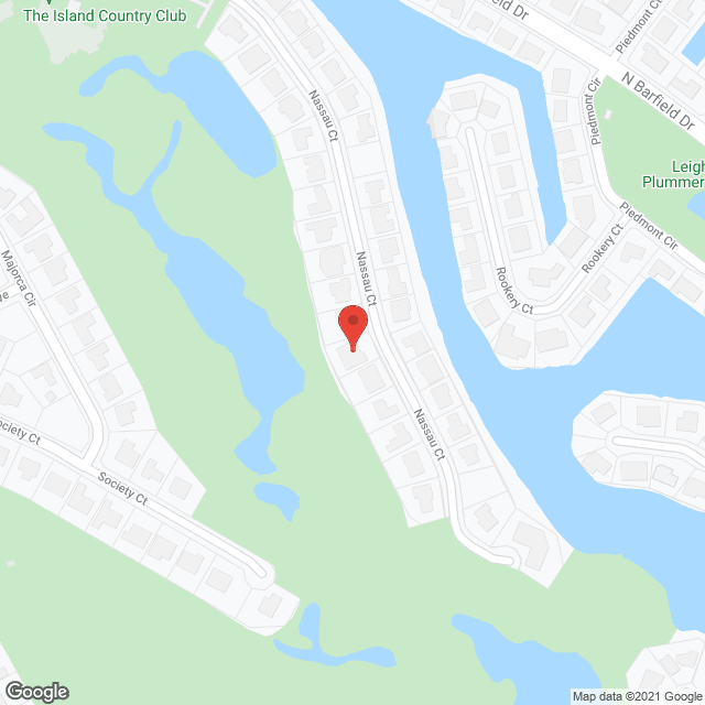 Senior Island Estates in google map