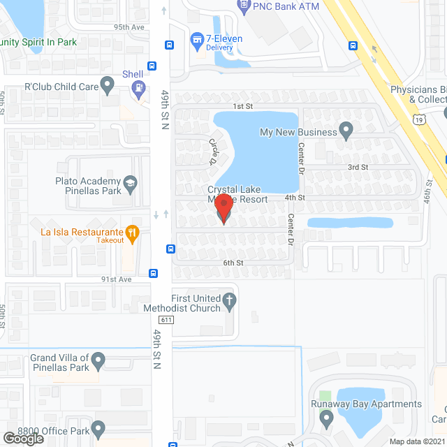 Crystal Lake Mobile Resort in google map