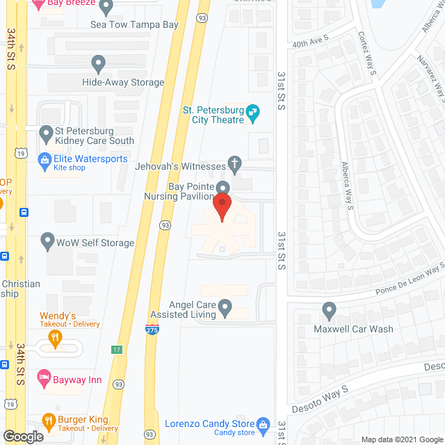 Bay Pointe Nursing Pavilion in google map