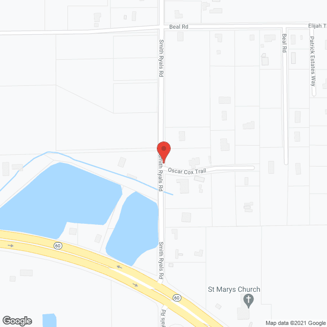 Cox Adult Living Facility in google map