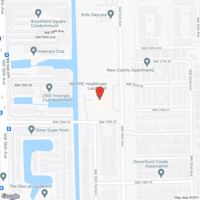 Nspire Healthcare Lauderhill in google map