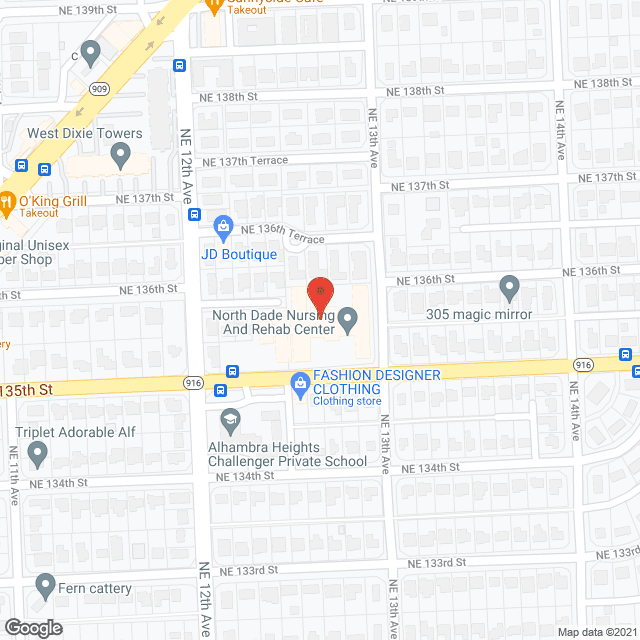 North Miami Nursing & Rehab in google map