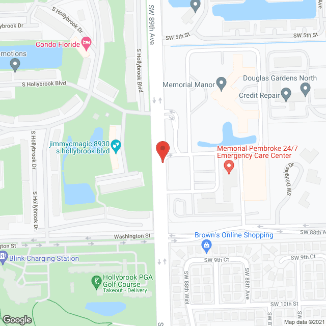 Memorial Manor in google map
