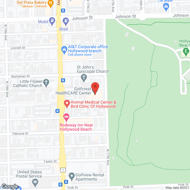 Golfcrest HealthCARE Center in google map