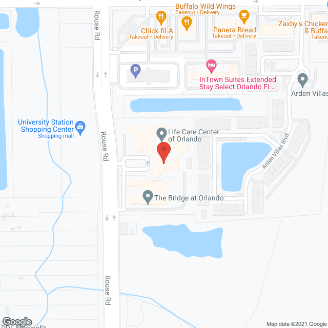 Life Care Center of Orlando in google map