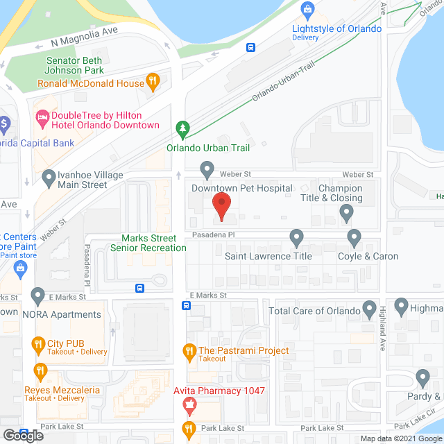 Pasadena Lodge Retirement Ctr in google map