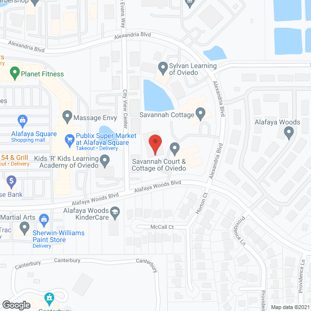 Woven Hearts of Oviedo III in google map