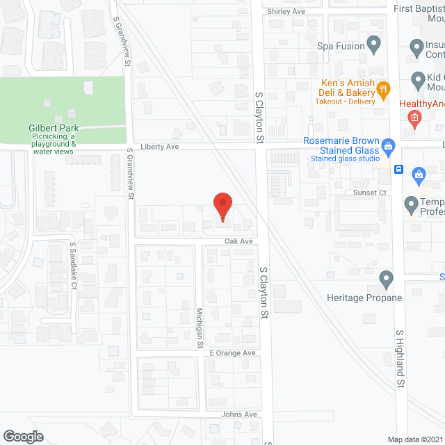 Pleasantville, ALF in google map