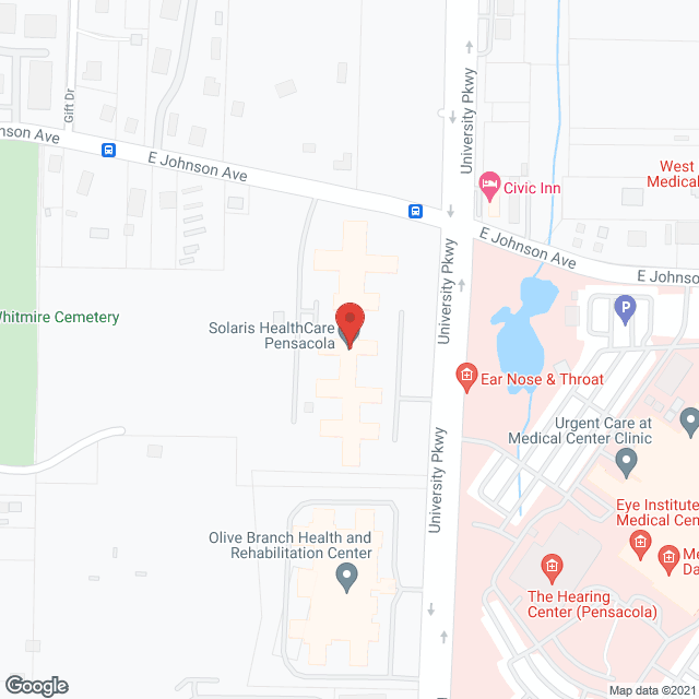 NHC Healthcare of Pensacola in google map