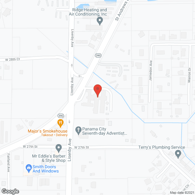Bay Center Elder Care in google map