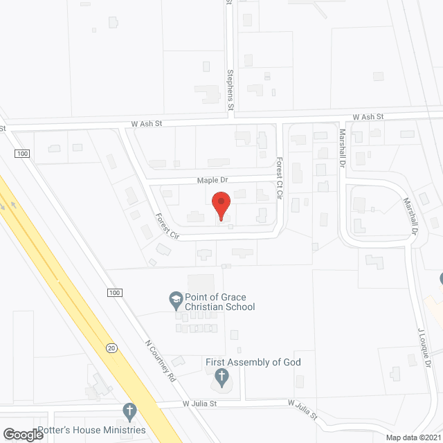 Perry Health Facility in google map