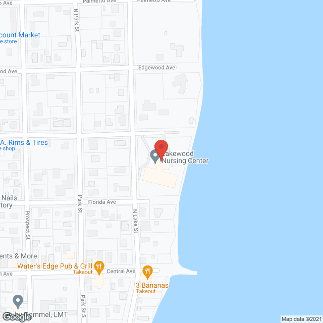 Lakewood Nursing Center in google map