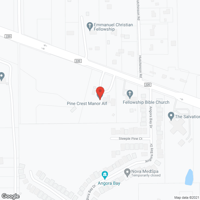 Pine Crest Manor in google map