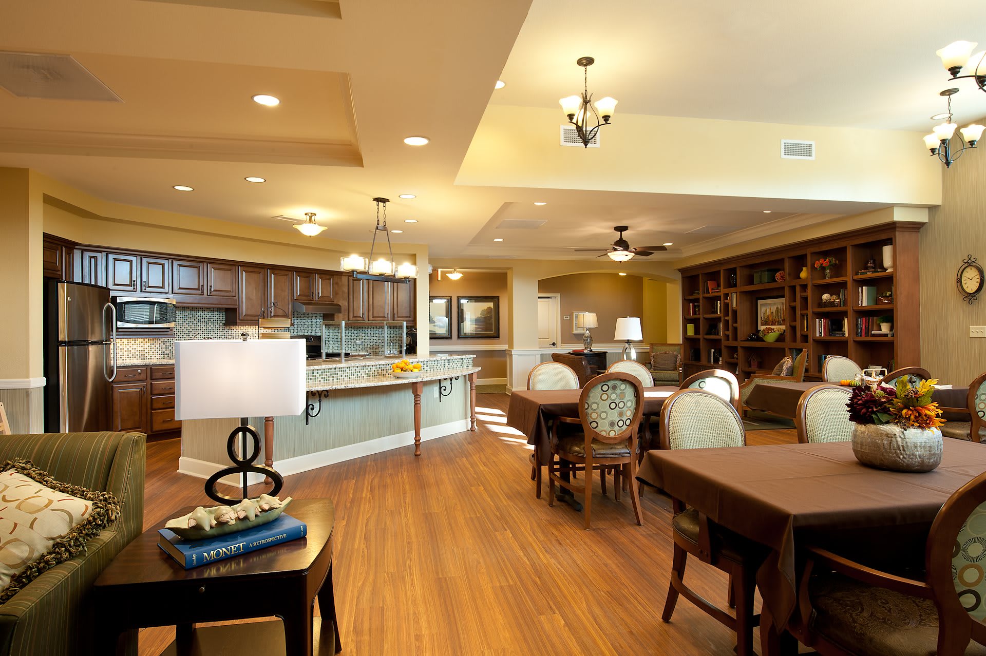 The Heritage of Overland Park communal kitchen
