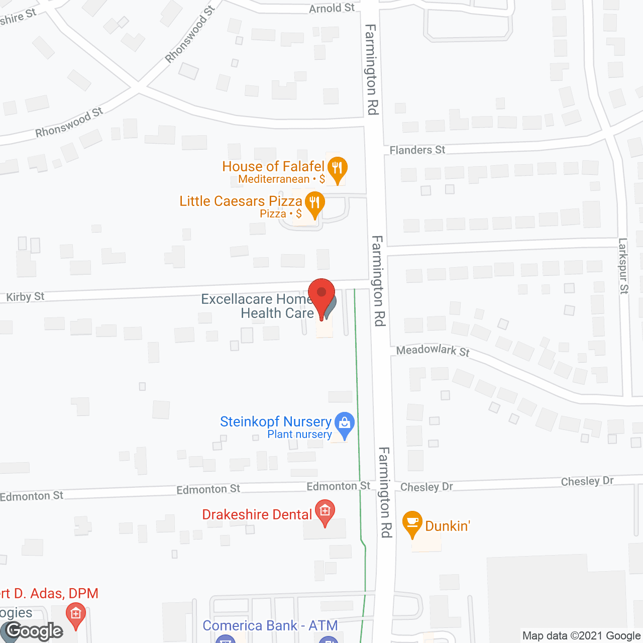 Excellacare Inc in google map