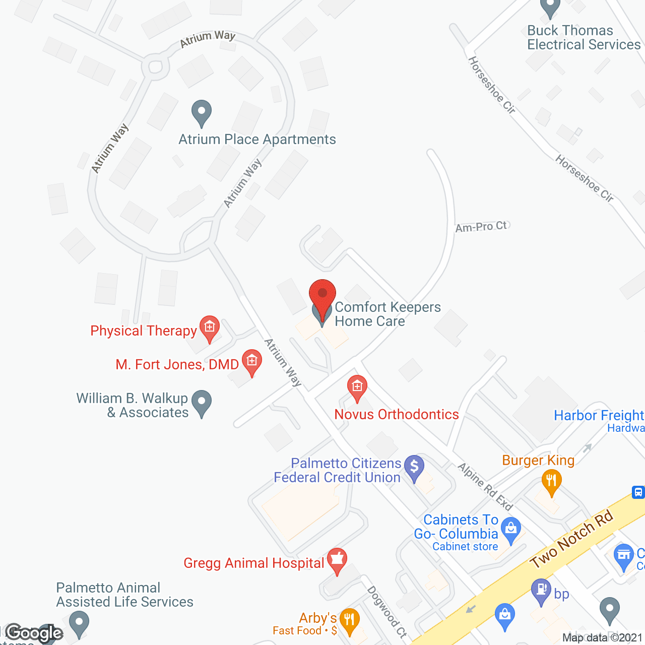Comfort Keepers of Columbia, SC in google map
