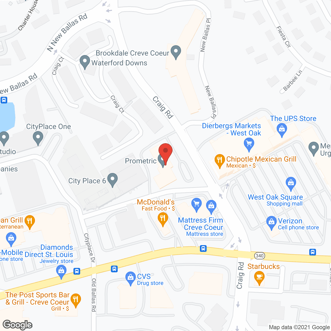 Comfort Keepers in google map