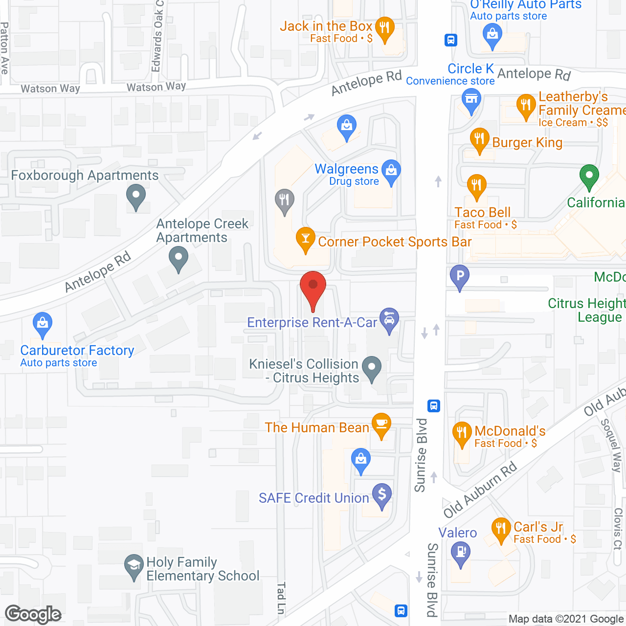 Comfort Keepers in google map