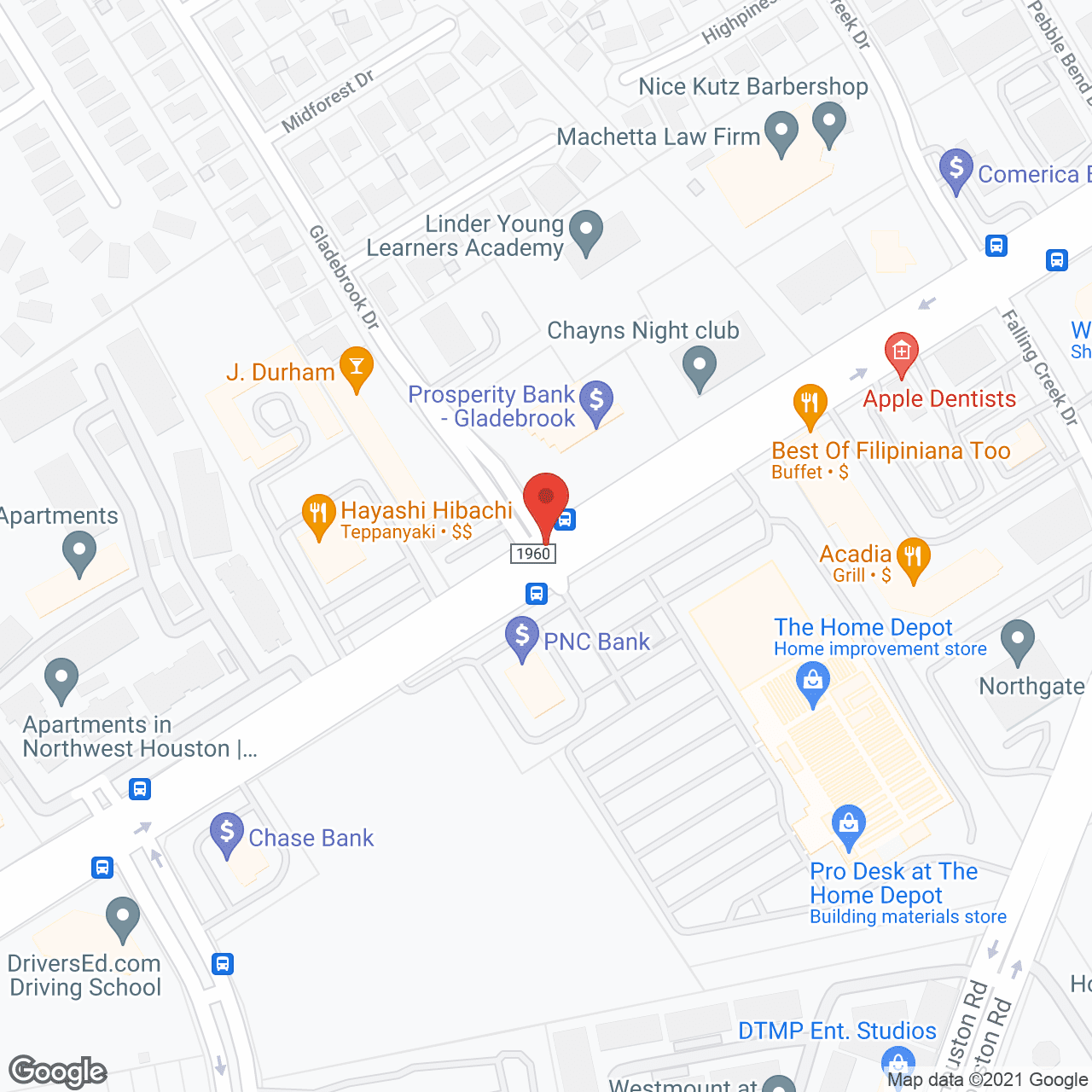 Caring Senior Service in google map