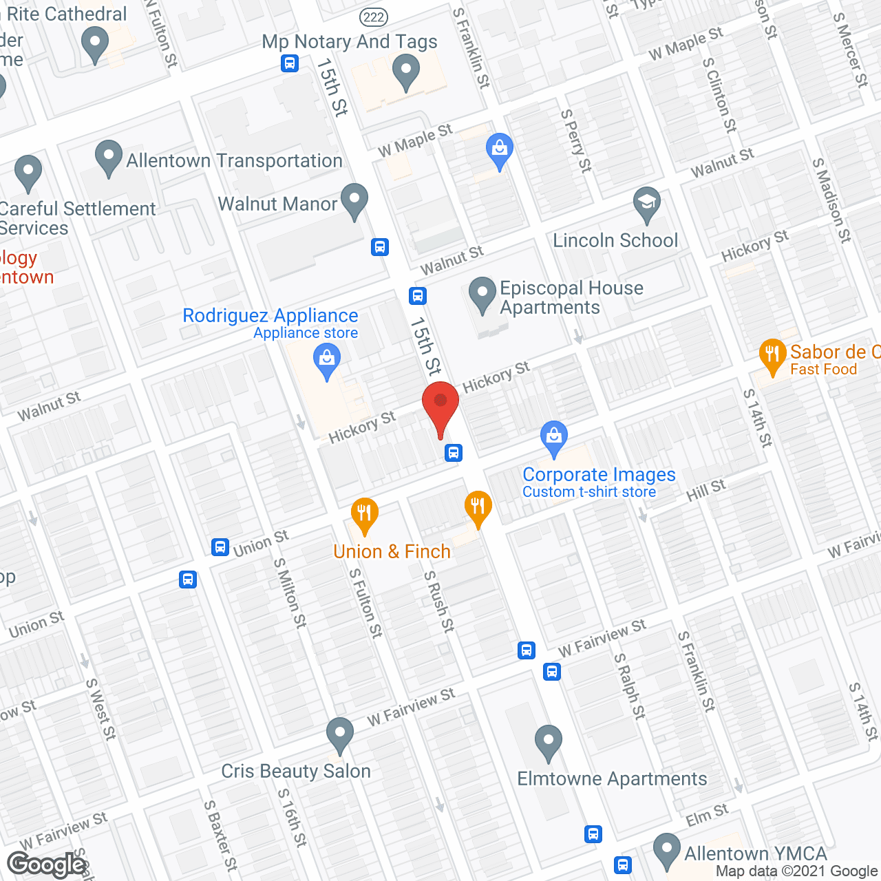 Allegiance Nursing in google map