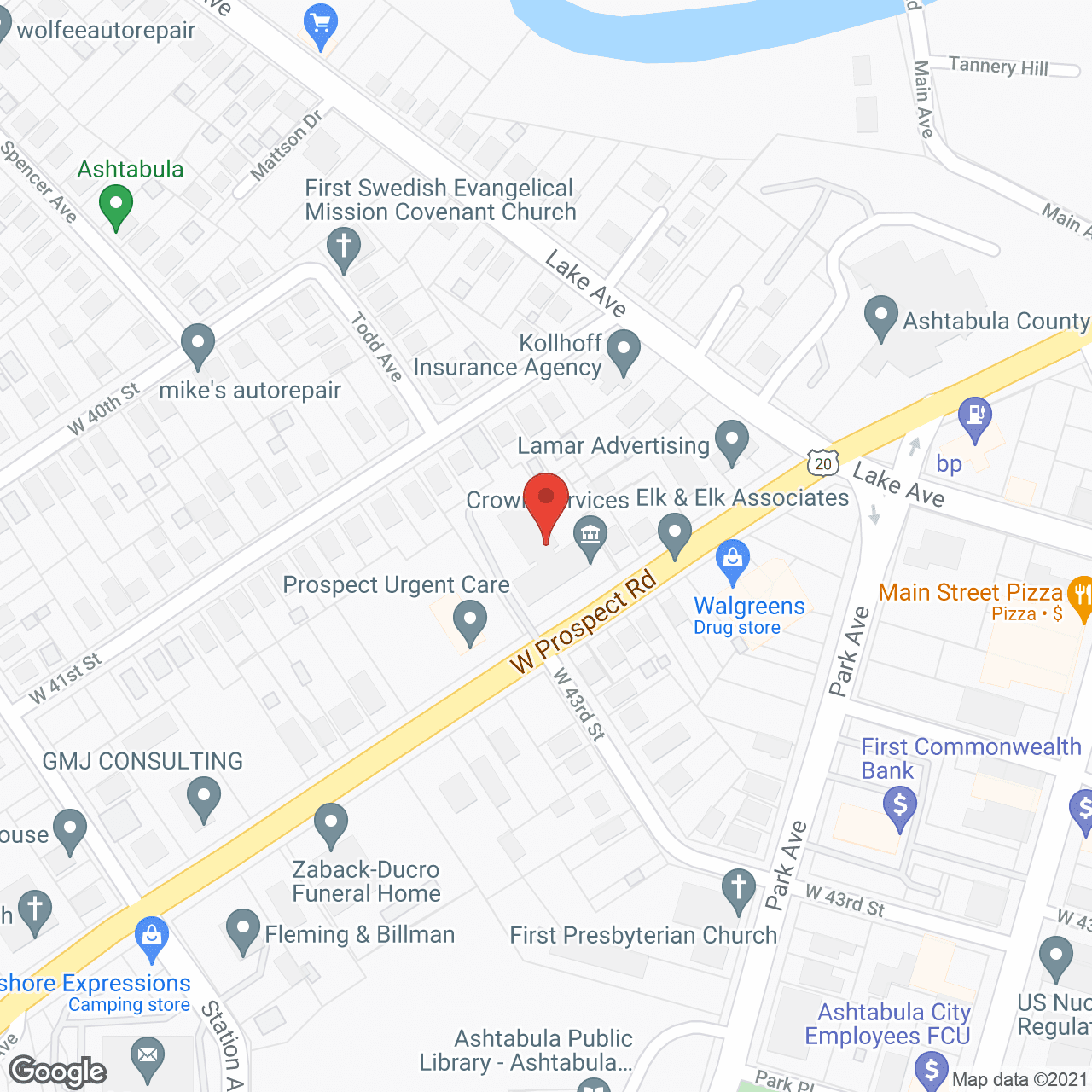 Comfort Keepers in google map