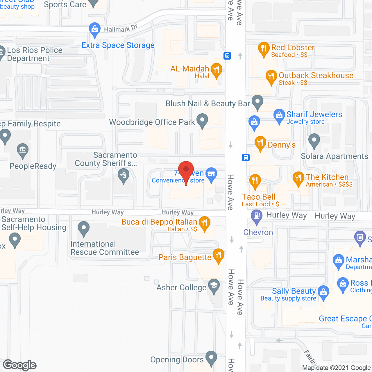 AccentCare of Sacramento, CA in google map