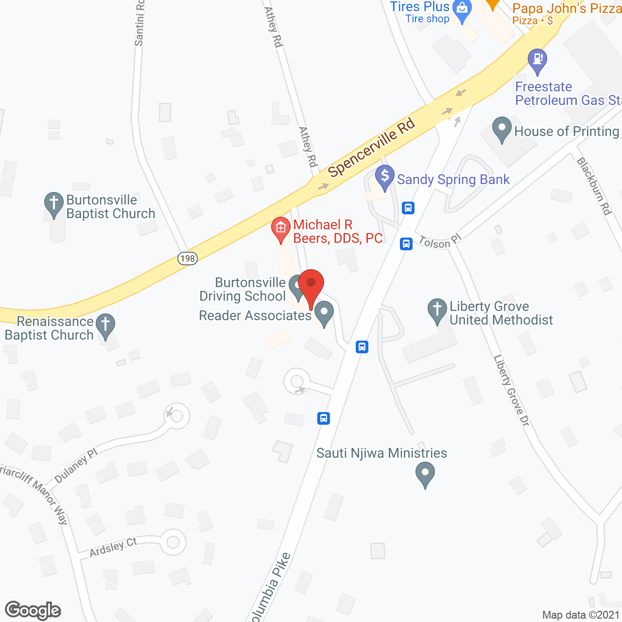 At Home Care Inc in google map