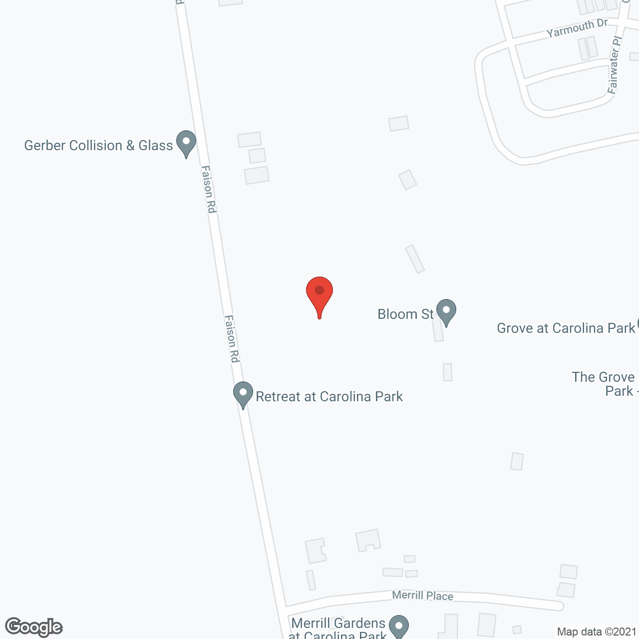 Restore at Carolina Park in google map