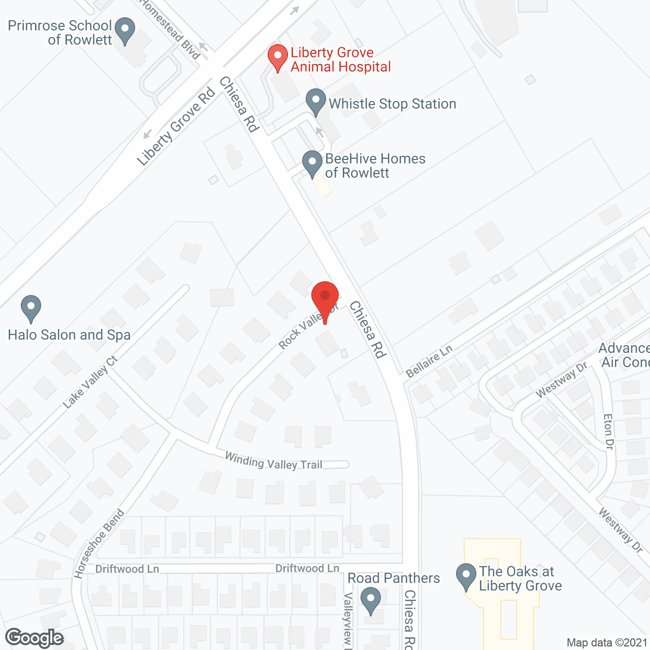 BeeHive Homes of Rowlett Memory Care in google map