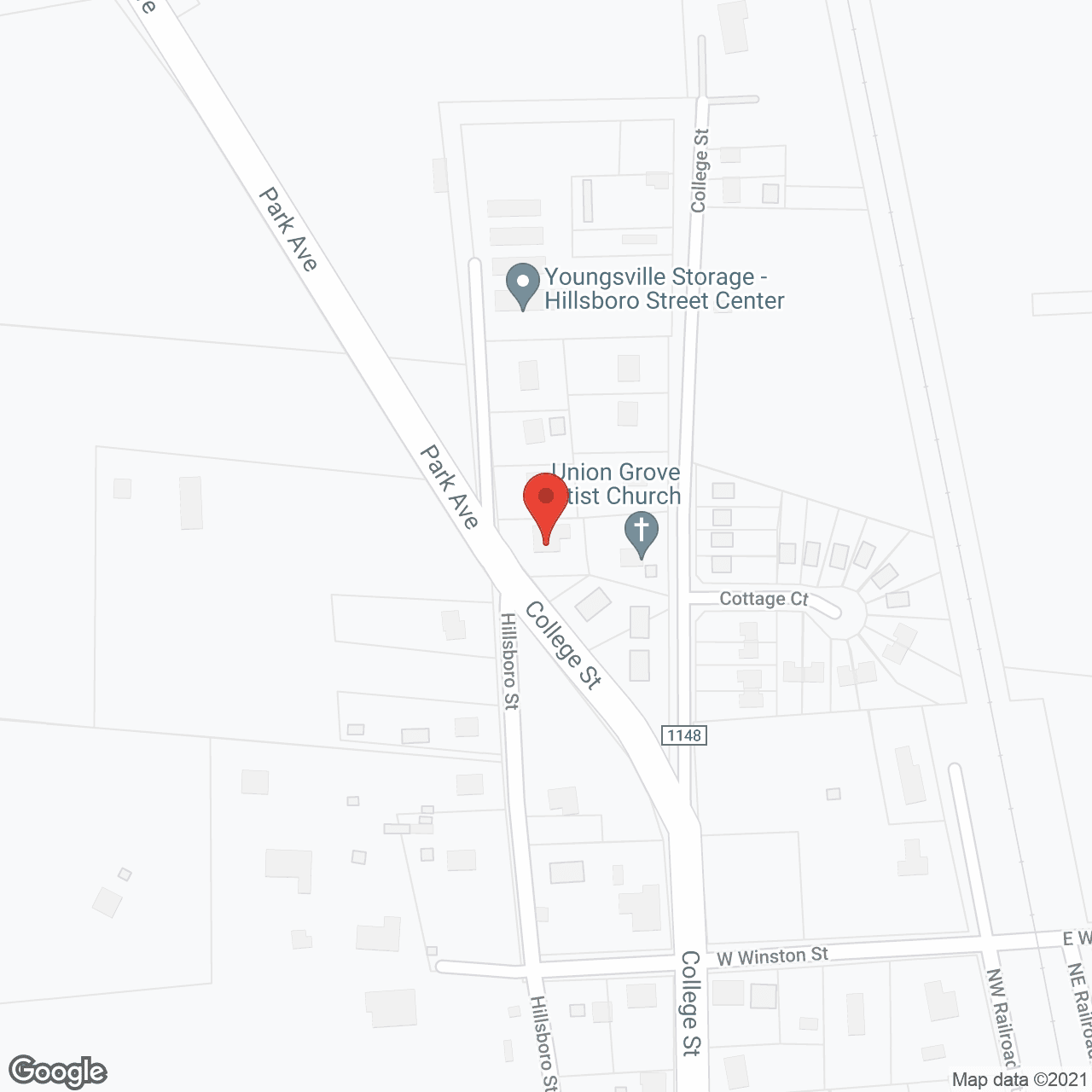 Divine at Hillsboro Street in google map