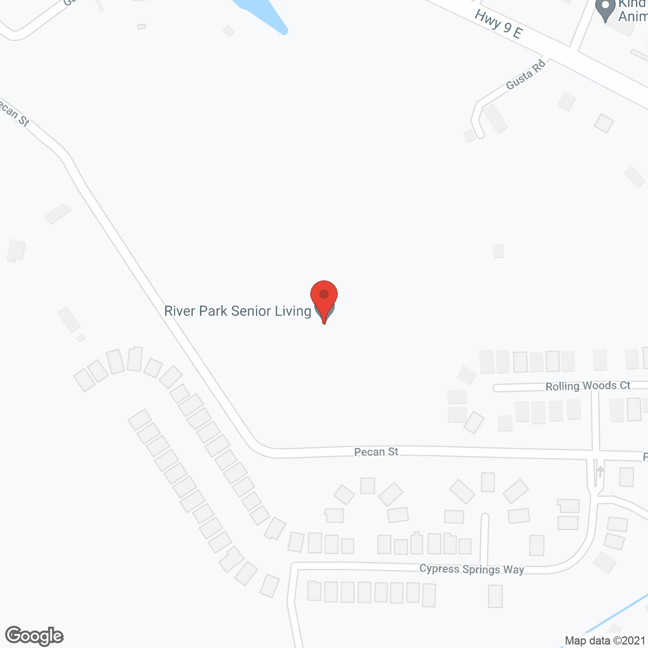 River Park Senior Living in google map