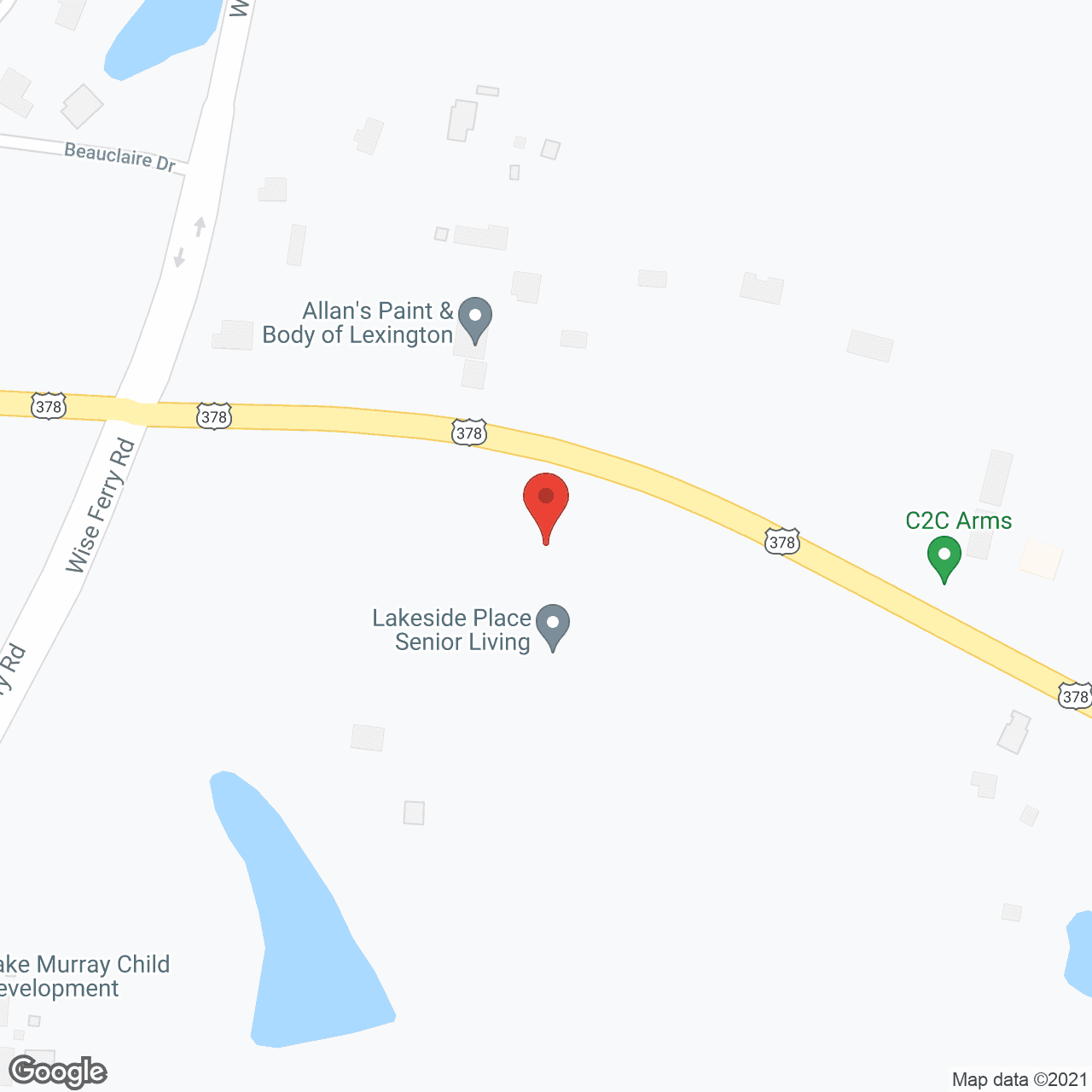Lakeside Place Senior Living in google map