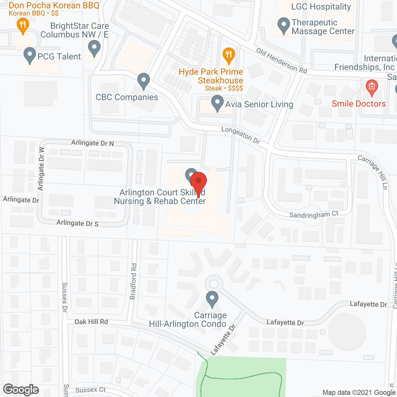 Arlington Court in google map